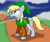 Size: 1534x1290 | Tagged: safe, artist:doval, artist:sammy181, imported from derpibooru, derpy hooves, pony, boomerang, clothes, cosplay, costume, crossover, cute, derpabetes, eye clipping through hair, female, link, mouth hold, solo, sword, the legend of zelda, weapon