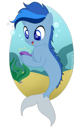 Size: 1729x2798 | Tagged: safe, artist:raspberrystudios, imported from derpibooru, oc, oc only, oc:sharkbait, pony, seapony (g4), commission