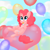 Size: 579x583 | Tagged: safe, artist:kaikururu, imported from derpibooru, pinkie pie, earth pony, pony, :p, balloon, cloud, cute, diapinkes, female, floating, heart balloon, mare, silly, sky, solo, then watch her balloons lift her up to the sky, tongue out