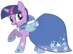 Size: 1261x945 | Tagged: safe, artist:j-pinkie, imported from derpibooru, twilight sparkle, pony, unicorn, suited for success, clothes, dress, female, gala dress, grand galloping gala, hoof shoes, mare, open mouth, raised hoof, simple background, smiling, solo, transparent background, unicorn twilight, vector