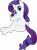 Size: 3355x4558 | Tagged: safe, artist:mfg637, imported from derpibooru, rarity, pony, unicorn, .svg available, butt, digital art, female, looking at you, looking back, looking back at you, lying down, mare, plot, simple background, solo, svg, transparent background, vector