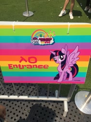 Size: 720x960 | Tagged: safe, imported from derpibooru, photographer:henrychan, twilight sparkle, alicorn, pony, cardboard twilight, chinese, friendship carnival, hong kong, irl, photo, solo, stock vector, twilight sparkle (alicorn)