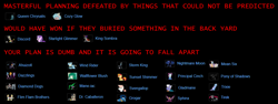 Size: 1182x446 | Tagged: safe, imported from derpibooru, adagio dazzle, ahuizotl, aria blaze, cozy glow, discord, doctor caballeron, fido, flam, flim, gladmane, grogar, king sombra, lord tirek, mane-iac, mean applejack, mean fluttershy, mean pinkie pie, mean rainbow dash, mean rarity, mean twilight sparkle, nightmare moon, pony of shadows, principal abacus cinch, queen chrysalis, rover, sonata dusk, sphinx (character), spot, starlight glimmer, storm king, sunset shimmer, svengallop, trixie, wallflower blush, wind rider, sphinx, my little pony: the movie, the mean 6, clone, flim flam brothers, mean six, op is a duck, opinion, the dazzlings