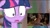 Size: 800x449 | Tagged: safe, edit, edited screencap, imported from derpibooru, screencap, twilight sparkle, alicorn, bird, chicken, pony, starlight the hypnotist, spoiler:interseason shorts, chicken run, floppy ears, hit by a truck of nostalgia, hit by lightning mcqueen, hug, obligatory pony, shipping, twilight sparkle (alicorn)