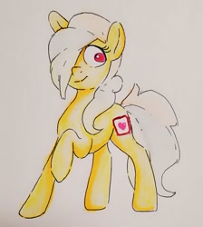 Size: 1082x1205 | Tagged: safe, artist:smirk, imported from derpibooru, oc, oc only, oc:mutter butter, pony, solo, traditional art, watercolor painting