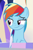 Size: 205x307 | Tagged: safe, imported from derpibooru, screencap, rainbow dash, pegasus, pony, sparkle's seven, cropped, faic, female, friendship throne, mare, smiling, smirk, smug, smugdash, solo