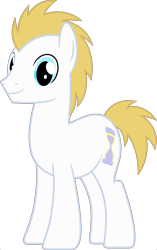 Size: 1920x3048 | Tagged: safe, edit, imported from derpibooru, vector edit, doctor whooves, prince blueblood, time turner, earth pony, pony, ponyar fusion, fusion, male, palette swap, recolor, simple background, solo, stallion, transparent background, vector