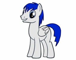 Size: 1006x795 | Tagged: safe, artist:crystal wishes, derpibooru exclusive, imported from derpibooru, oc, oc only, oc:thundershot, pony, handsome, male, simple background, solo, stallion