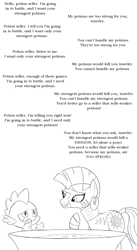 Size: 1142x2079 | Tagged: safe, anonymous artist, imported from derpibooru, spike, zecora, dragon, zebra, /mlp/, baby, baby dragon, cauldron, drawthread, ear piercing, earring, female, jewelry, male, monochrome, necklace, open mouth, piercing, potion seller, quadrupedal, simple background, white background