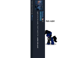 Size: 800x600 | Tagged: safe, artist:smartmars603, imported from derpibooru, oc, oc:binärcode, pony, derpibooru, pony town, german, meta, miopia, missing accessory, pun