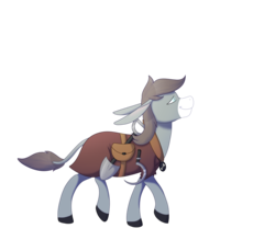 Size: 6000x5500 | Tagged: safe, artist:nivimonster, imported from derpibooru, oc, oc only, oc:oracle daisy, donkey, pony, absurd resolution, clothes, female, scythe, shovel, simple background, solo, transparent background