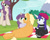 Size: 800x637 | Tagged: safe, artist:pinkie3212, imported from derpibooru, ragamuffin (equestria girls), rarity, oc, oc:darling jewel, oc:precious apple, pony, equestria girls, equestria girls series, spring breakdown, spoiler:eqg series (season 2), base used, beatnik rarity, beret, clothes, cross-popping veins, equestria girls ponified, female, half-siblings, hat, magical lesbian spawn, male, offspring, parent:applejack, parent:ragamuffin, parent:rarity, parents:rarijack, parents:rarimuffin, ponified, ragamuffin (g4), rarimuffin, shipping, straight, sweater