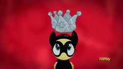 Size: 1920x1080 | Tagged: safe, imported from derpibooru, screencap, fluttershy, pony, sparkle's seven, badass, catsuit, crown, female, flutterbadass, hard-won helm of the sibling supreme, mare, sneaking suit, solo