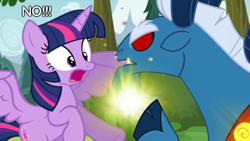 Size: 1280x720 | Tagged: artist needed, safe, imported from derpibooru, grogar, twilight sparkle, alicorn, avengers: infinity war, fake, fake screencap, infinity war, twilight sparkle (alicorn)