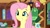 Size: 1280x720 | Tagged: safe, imported from derpibooru, screencap, fluttershy, pony, stare master, female, grin, mare, smiling, solo