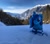 Size: 3470x3020 | Tagged: safe, imported from derpibooru, oc, oc only, oc:spacelight, pony, unicorn, clothes, female, irl, mare, mountain, photo, plushie, russia, scenery, snow, socks, solo, striped socks, winter