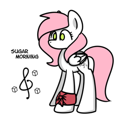 Size: 1600x1600 | Tagged: safe, artist:sugar morning, imported from derpibooru, oc, oc only, oc:sugar morning, pegasus, pony, bandana, female, mare, reference sheet, simple background, solo, standing, transparent background