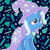 Size: 1280x1280 | Tagged: artist needed, safe, imported from derpibooru, trixie, pony, unicorn, cape, clothes, female, hat, nose wrinkle, solo, trixie's cape, trixie's hat