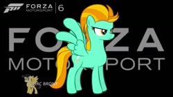 Size: 1280x720 | Tagged: safe, artist:forzaveteranenigma, imported from derpibooru, lightning dust, pegasus, pony, digital art, forza motorsport 6, watermark, youtube link, youtube link in the description
