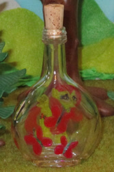 Size: 484x726 | Tagged: safe, artist:malte279, imported from derpibooru, fluttershy, craft, cutie mark, flacon, glass engraving, glass painting