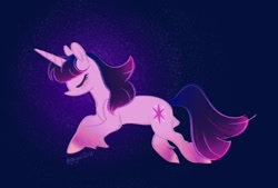Size: 1210x818 | Tagged: safe, artist:gayncient, imported from derpibooru, twilight sparkle, pony, unicorn, cute, eyes closed, female, long feather, mare, profile, simple background, solo, unicorn twilight, unshorn fetlocks