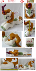 Size: 1500x2924 | Tagged: safe, artist:blackwater627, imported from derpibooru, autumn blaze, princess celestia, twilight sparkle, alicorn, kirin, sounds of silence, blind bag, cloven hooves, female, irl, lidded eyes, measuring tape, photo, plushie, prone, size comparison, solo, toy, twilight sparkle (alicorn)