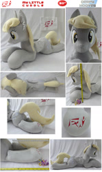 Size: 1500x2510 | Tagged: safe, artist:blackwater627, imported from derpibooru, derpy hooves, princess celestia, twilight sparkle, alicorn, pegasus, pony, blind bag, dock, female, folded wings, irl, mare, measuring tape, photo, plushie, prone, size comparison, solo, toy, twilight sparkle (alicorn), wings