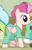 Size: 166x260 | Tagged: safe, imported from derpibooru, screencap, first check, granny smith, earth pony, pegasus, pony, where the apple lies, background pony, cropped, female, hospital gown, mare, offscreen character, solo focus