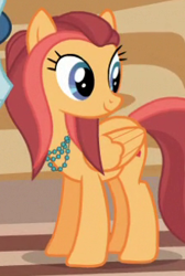 Size: 220x328 | Tagged: safe, imported from derpibooru, screencap, whirlwind romance, pegasus, pony, viva las pegasus, background pony, cropped, female, jewelry, las pegasus resident, mare, necklace, solo