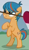 Size: 170x297 | Tagged: safe, imported from derpibooru, screencap, bluegrass (character), earth pony, pony, the fault in our cutie marks, background pony, bluegrass, colt, cropped, foal, male, rearing, solo