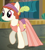 Size: 330x368 | Tagged: safe, imported from derpibooru, screencap, earth pony, pony, dungeons and discords, background pony, clothes, cropped, dress, female, flapper, mare, solo, unnamed character, unnamed pony