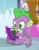 Size: 377x480 | Tagged: safe, imported from derpibooru, screencap, mane-iac, spike, dragon, the point of no return, claws, comic book, cropped, tail, winged spike, wings