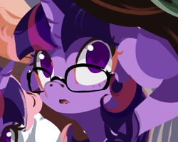 Size: 926x741 | Tagged: safe, artist:tohupo, imported from derpibooru, sci-twi, twilight sparkle, alicorn, pony, unicorn, equestria girls, equestria girls ponified, female, glasses, mare, solo, solo focus, twilight sparkle (alicorn), unicorn sci-twi