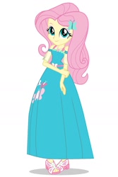 Size: 1030x1546 | Tagged: safe, artist:starman1999, imported from derpibooru, screencap, fluttershy, equestria girls, clothes, female, long skirt, skirt, solo