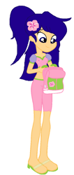 Size: 455x1075 | Tagged: safe, artist:mapleb, artist:stryapastylebases, imported from derpibooru, human, equestria girls, backpack, barely eqg related, base used, clothes, crossover, equestria girls style, equestria girls-ified, sandals, shoes, strawberry shortcake, tea blossom