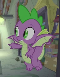 Size: 456x582 | Tagged: safe, imported from derpibooru, screencap, spike, dragon, the point of no return, claws, cropped, male, pointing, toes, winged spike, wings