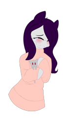 Size: 1440x2560 | Tagged: safe, artist:xcinnamon-twistx, imported from derpibooru, oc, oc:cinnamon twist, cat, cat pony, original species, blushing, cat ears, clothes, crying, jumper, plushie, sad, song reference, sweater, third eye blind