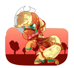 Size: 2148x1962 | Tagged: safe, artist:andromedasparkz, imported from derpibooru, applejack, earth pony, pony, applejack's hat, bridle, cowboy hat, female, hat, mare, rearing, rope, saddle, simple background, solo, tack, transparent background