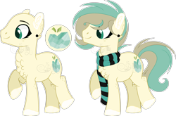 Size: 4324x2846 | Tagged: safe, artist:sh3llysh00, imported from derpibooru, oc, oc only, oc:crystal fruit, earth pony, pony, bald, clothes, magical lesbian spawn, male, offspring, parent:applejack, parent:coloratura, parents:rarajack, scarf, simple background, solo, stallion, transparent background