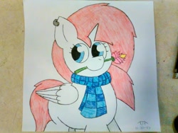 Size: 1600x1200 | Tagged: safe, artist:thebadbadger, imported from derpibooru, oc, oc:blood moon, pony, simple background, traditional art, white background
