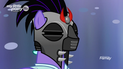 Size: 1366x768 | Tagged: safe, imported from derpibooru, screencap, pony, the beginning of the end, discovery family logo, helmet, mind control, sombra soldier