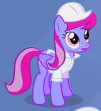 Size: 197x216 | Tagged: safe, imported from derpibooru, screencap, sugar apple, pegasus, pony, sonic rainboom (episode), background pony, cropped, female, hard hat, mare, solo, weather factory uniform