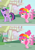 Size: 680x970 | Tagged: safe, imported from derpibooru, screencap, pinkie pie, spike, twilight sparkle, dragon, earth pony, pony, unicorn, feeling pinkie keen, season 1, animation error, baby, baby dragon, comparison, dragons riding ponies, female, hat, mare, no spike, no twilight sparkle, riding, spike riding twilight, umbrella hat, unicorn twilight