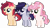 Size: 4932x2750 | Tagged: safe, artist:starling-sentry-yt, artist:x-dainichi-x, imported from derpibooru, oc, oc only, oc:apple dance, oc:beauty spirit, oc:speed stroke, earth pony, pegasus, pony, unicorn, base used, female, filly, offspring, parent:apple bloom, parent:button mash, parent:rumble, parent:scootaloo, parent:sweetie belle, parent:tender taps, parents:rumbloo, parents:sweetiemash, parents:tenderbloom, simple background, transparent background