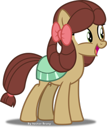 Size: 5032x6021 | Tagged: safe, artist:vector-brony, imported from derpibooru, yona, earth pony, pony, she's all yak, absurd resolution, cute, female, happy, mare, open mouth, ponified, pony yona, simple background, solo, species swap, transparent background, vector, yonadorable