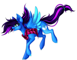 Size: 3000x2356 | Tagged: safe, artist:sodapopfairypony, imported from derpibooru, oc, oc only, oc:dashing art, pegasus, pony, clothes, female, glasses, mare, scarf, simple background, solo, transparent background