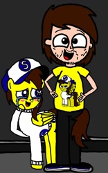 Size: 598x960 | Tagged: safe, artist:sebtheartist, deleted from derpibooru, imported from derpibooru, oc, oc:mr.s, oc:ponyseb, pony, beard, crying, cute, excited, facial hair, happy, ibispaint x, sebabetes, tail seduce, tears of joy