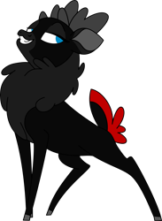 Size: 2926x3987 | Tagged: safe, alternate version, artist:rulo6000, derpibooru exclusive, imported from derpibooru, velvet reindeer, deer, reindeer, them's fightin' herds, community related, female, simple background, solo, transparent background, velvet (tfh)