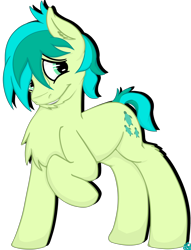 Size: 2295x3000 | Tagged: safe, artist:bloody--mascarade, imported from derpibooru, sandbar, earth pony, pony, chest fluff, cute, ear fluff, male, raised leg, sandabetes, solo, stallion