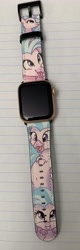 Size: 1243x3898 | Tagged: safe, artist:rainbow eevee, imported from derpibooru, silverstream, classical hippogriff, hippogriff, apple watch, cute, diastreamies, irl, merchandise, paper, photo, watch, watch band